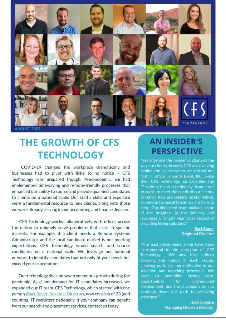 The Growth of CFS Technology