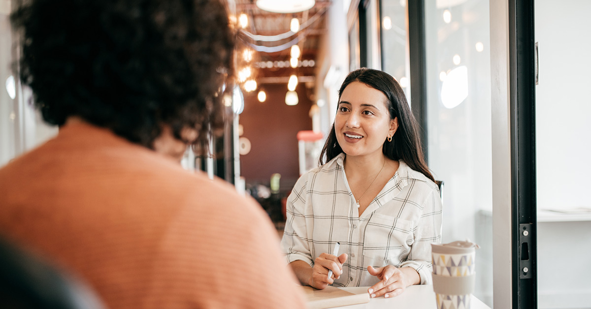 woman in job interview