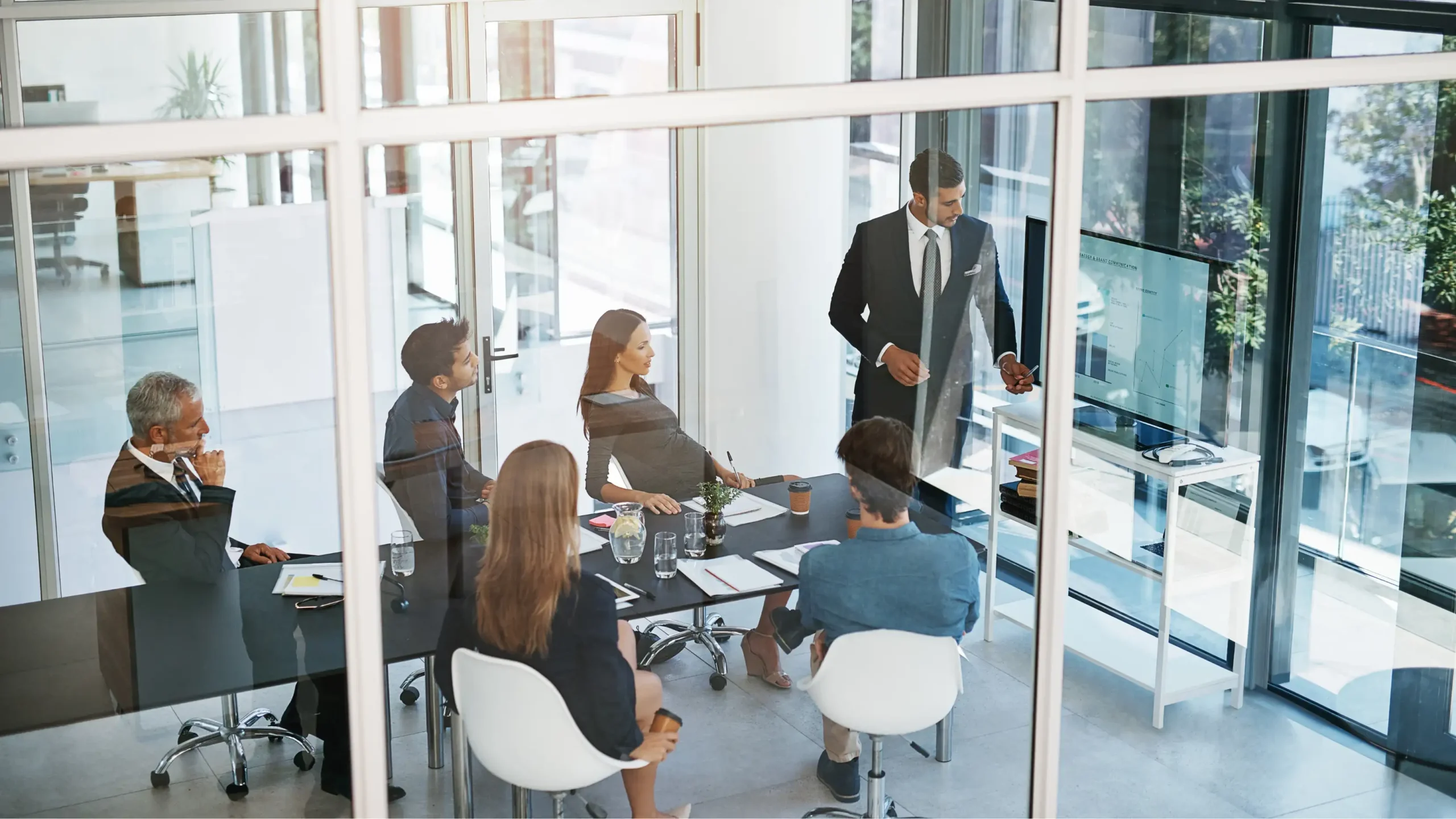 business people in meeting room